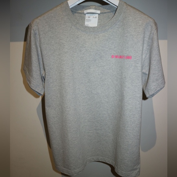 HELMUT LANG ｜ classic embroidered logo t-shirt 100%cotton - Picture 4 of 7